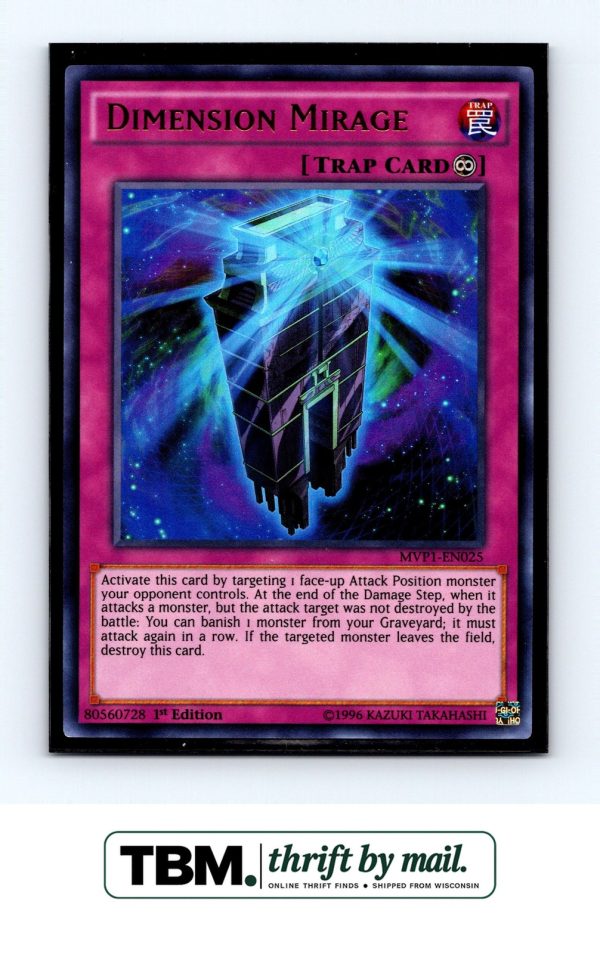 2016 Yugioh #MVP1-EN025 Dimension Mirage Foil