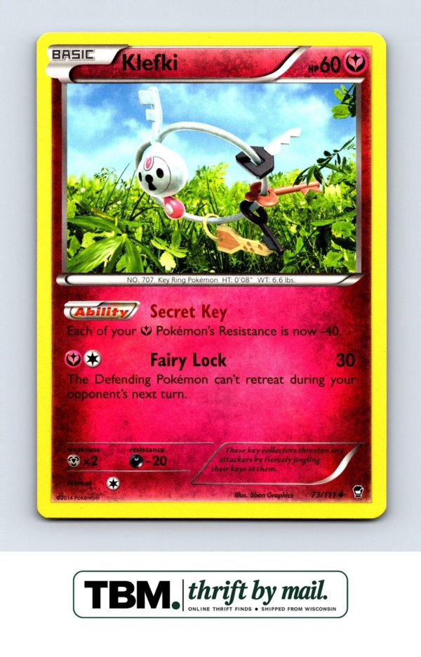 2014 Pokemon XY Furious Fists #73/111 Klefki