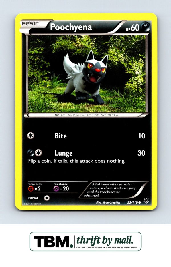 2014 Pokemon XY - Phantom Forces #53/119 Poochyena