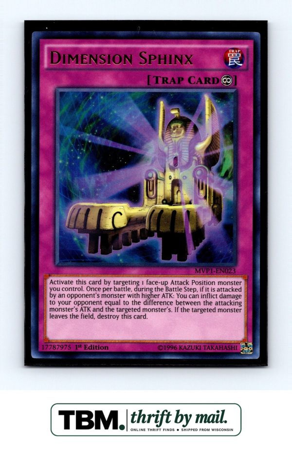 2016 Yugioh #MVP1-EN023 Dimension Sphinx Foil