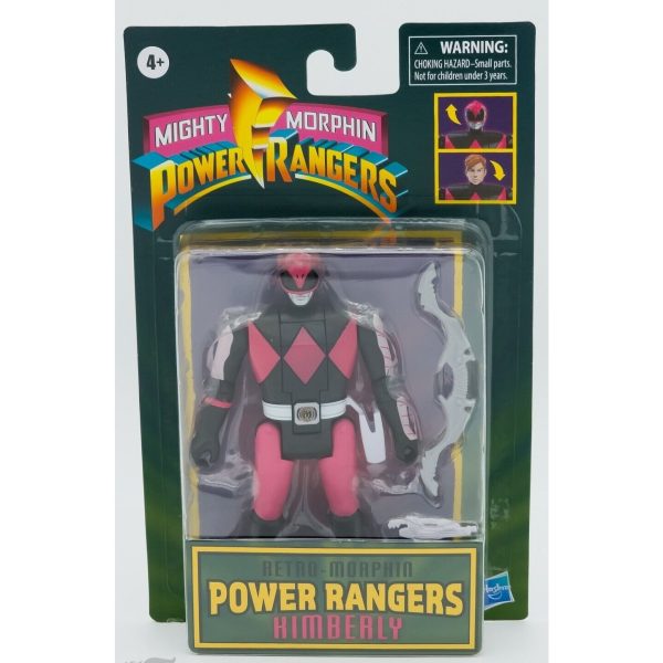 Power Rangers Retro Morphin Kimberly Pink Ranger Fliphead 2021 6" Action Figure