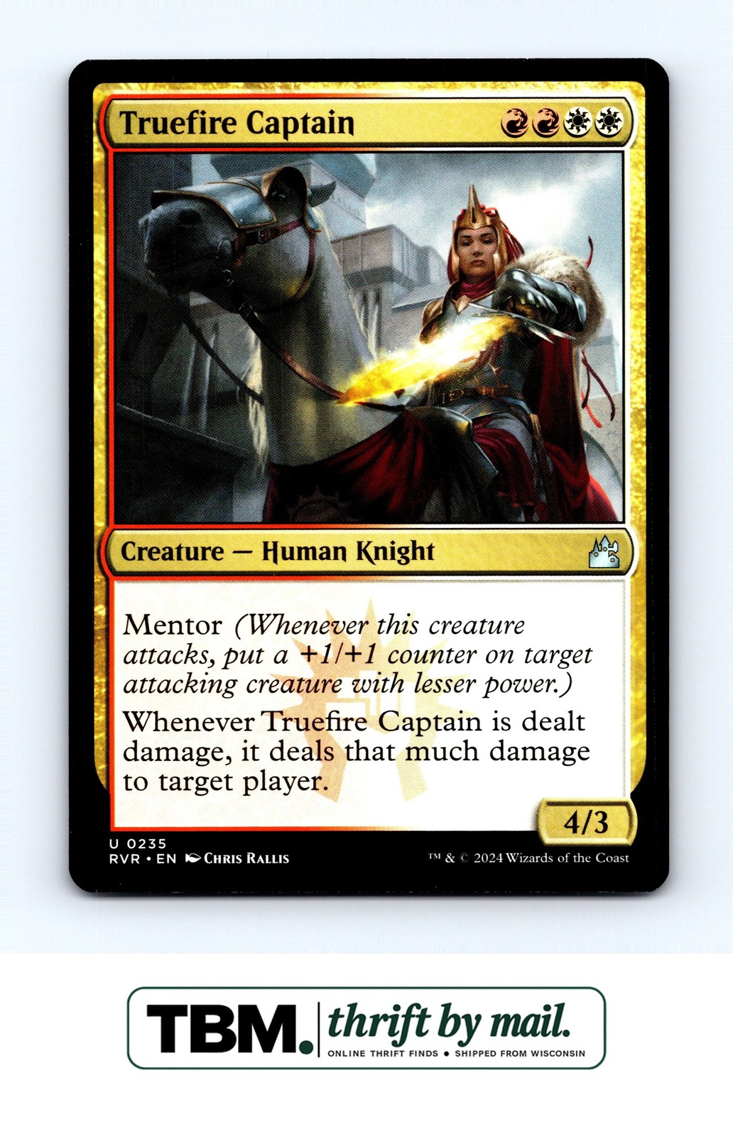 2024 Magic the Gathering Ravnica Remastered #235 Truefire Captain