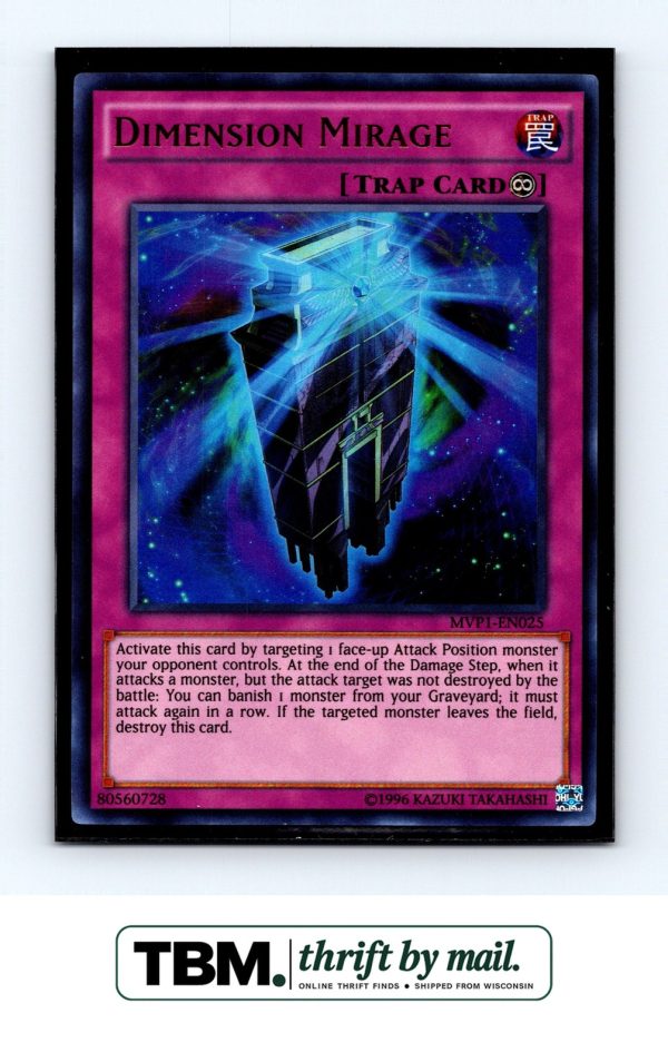 2016 Yugioh #MVP1-EN025 Dimension Mirage Foil