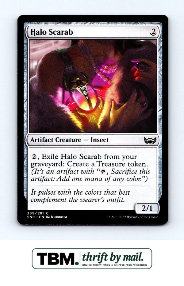 2022 Magic the Gathering Streets of New Capenna #239 Halo Scarab