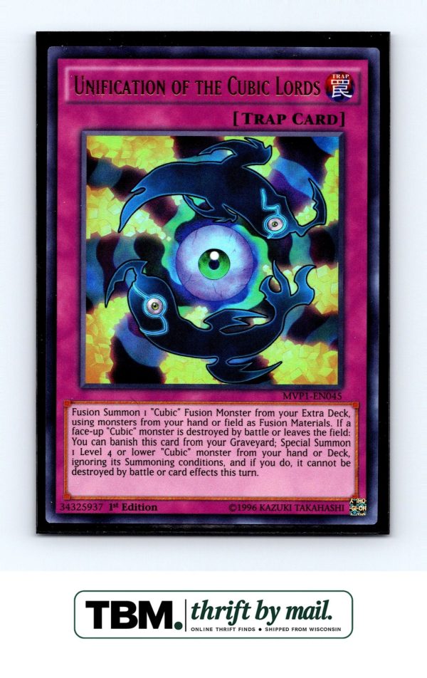 2016 Yugioh #MVP1-EN045 Unification of the Cubic Lords Foil