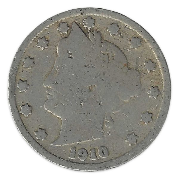 1910 Liberty Head Nickel Fine