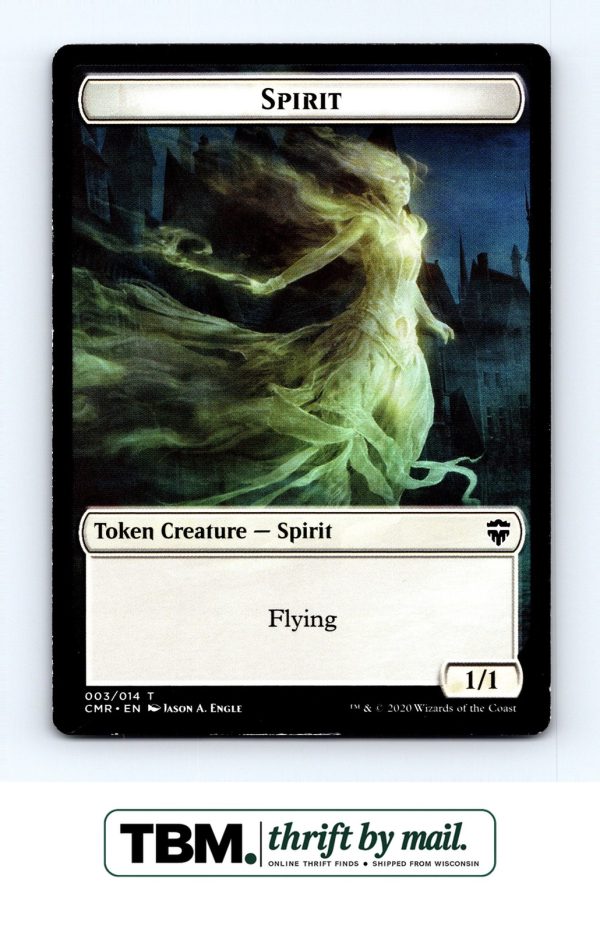 2020 Magic the Gathering Commander Legends #3 Spirit Token