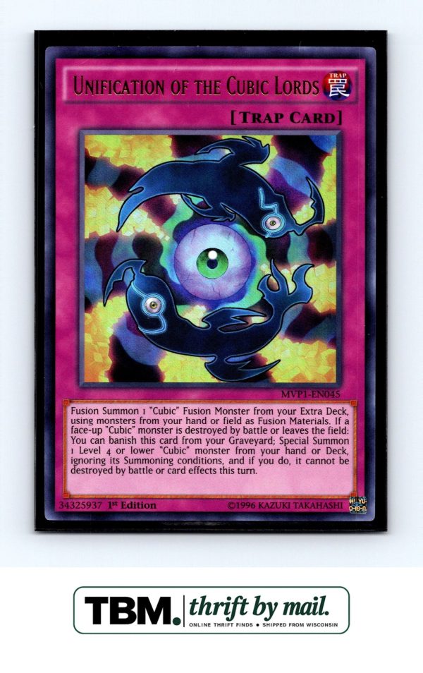 2016 Yugioh #MVP1-EN045 Unification of the Cubic Lords Foil