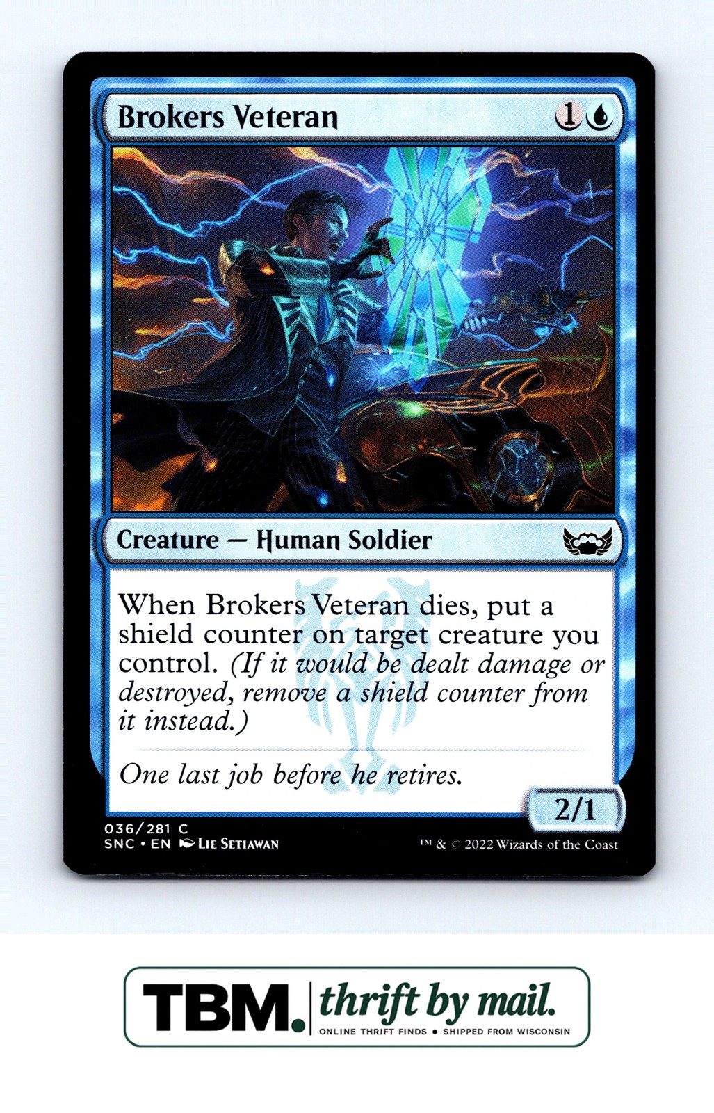 2022 Magic the Gathering Streets of New Capenna #36 Brokers Veteran