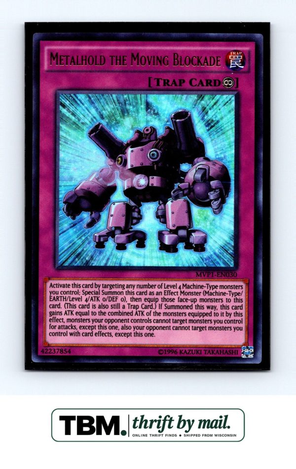2016 Yugioh #MVP1-EN030 Metalhold the Moving Blockade Foil