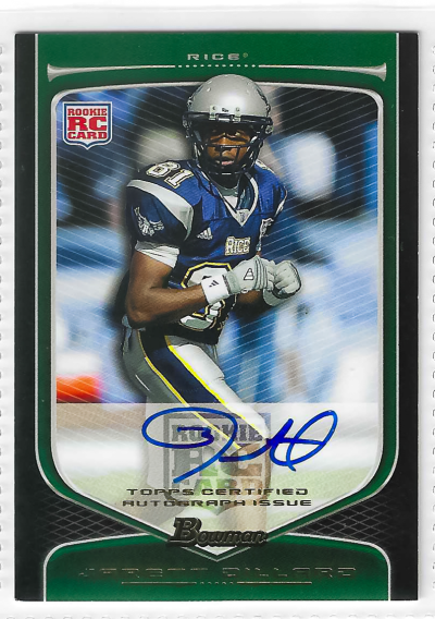 2009 Bowman Draft Picks - Jarett Dillard #142 Rookie Autographs (AU, RC)