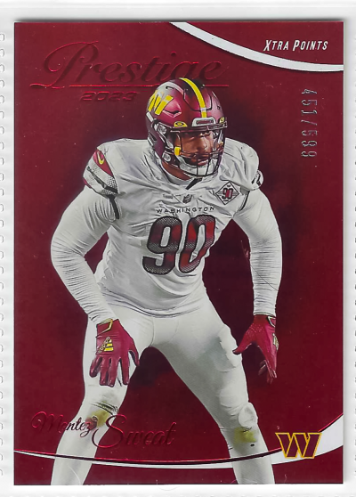 2023 Panini Prestige - Montez Sweat #295 Xtra Points Red /599