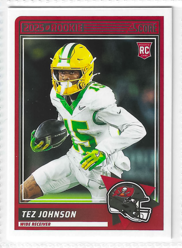 2025 Score - Rookies Tez Johnson #34 (RC)