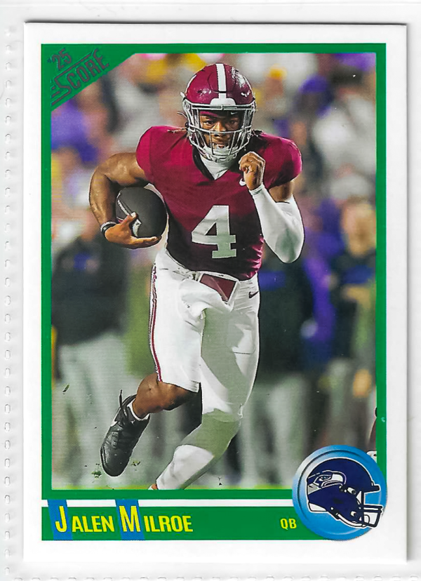 2025 Score - Anniversary Rookies - Jalen Milroe #7