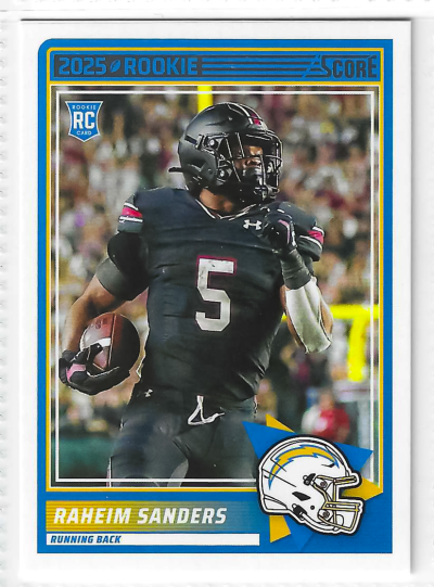 2025 Score - Rookies Raheim Sanders #45 (RC)
