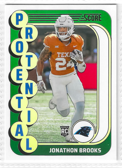 2024 Score - Protential - Jonathon Brooks #14 Red (RC)