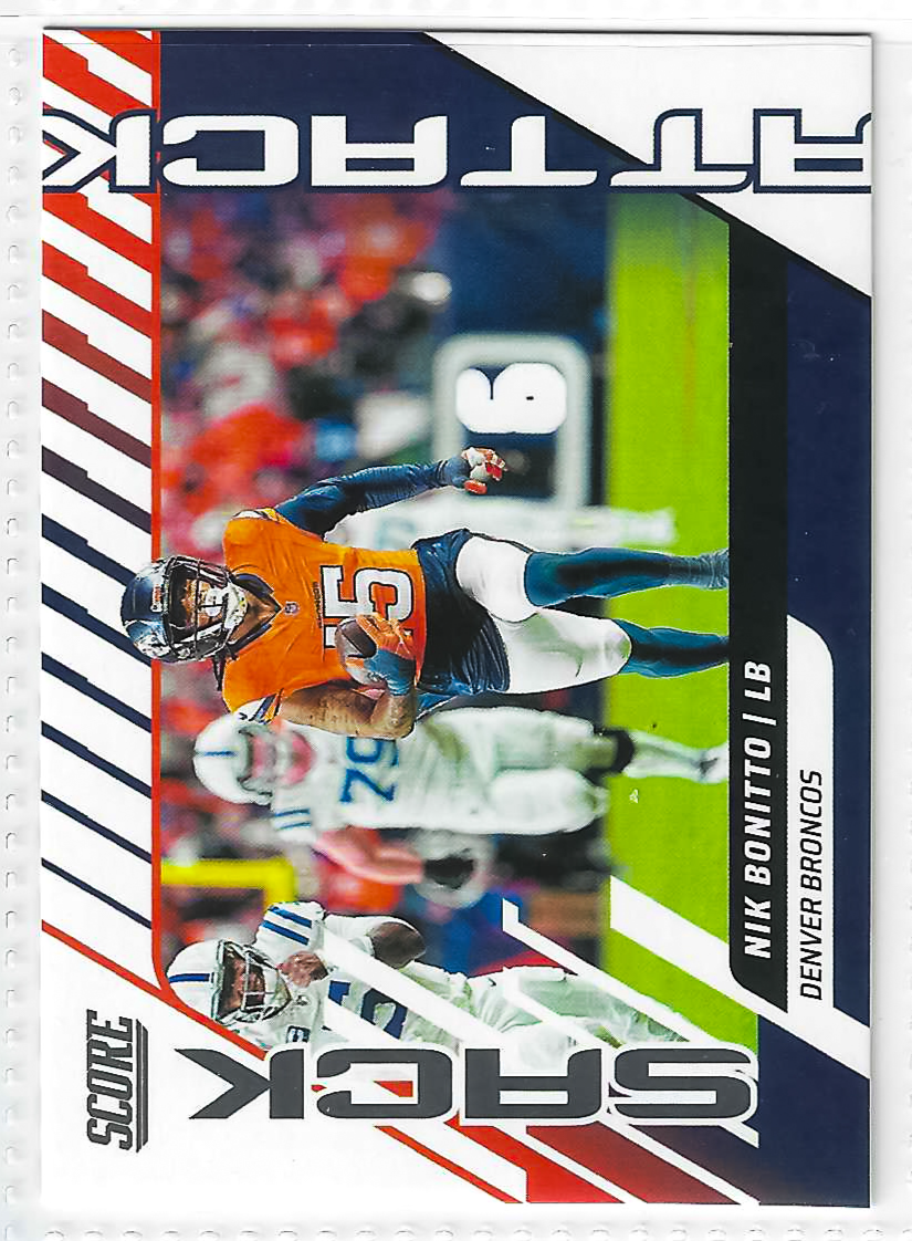 2025 Score - Sack Attack - Nik Bonitto #1