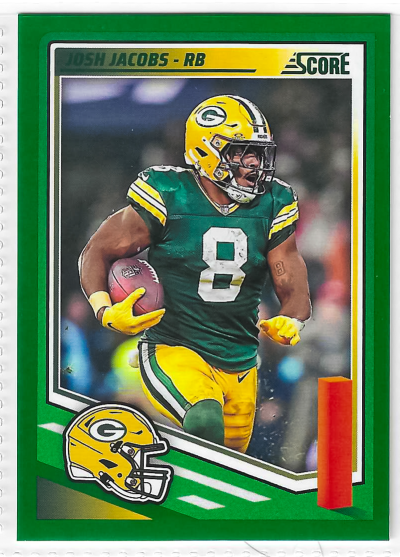 2025 Score GREEN - Josh Jacobs #190