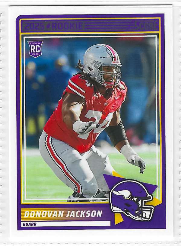 2025 Score - Rookies Donovan Jackson #90 (RC)