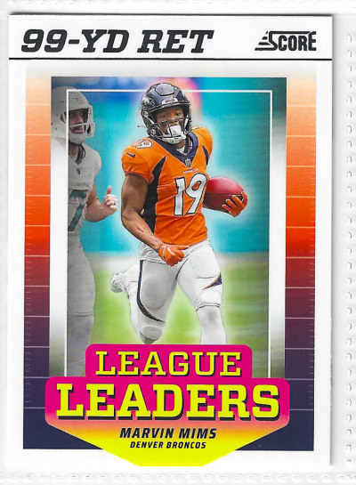2024 Score - League Leaders Marvin Mims #LL-MMS