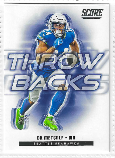 2025 Score - Throwbacks DK Metcalf #15