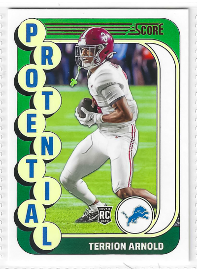 2024 Score - Protential - Nfl Draft Terrion Arnold #13 (RC)