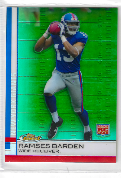 2009 Topps Finest - Ramses Barden #99 Blue Refractor /199 (RC)