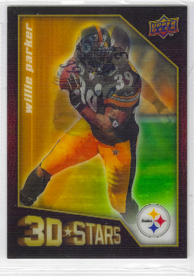 2009 Upper Deck - 3d Stars Willie Parker #3D-15