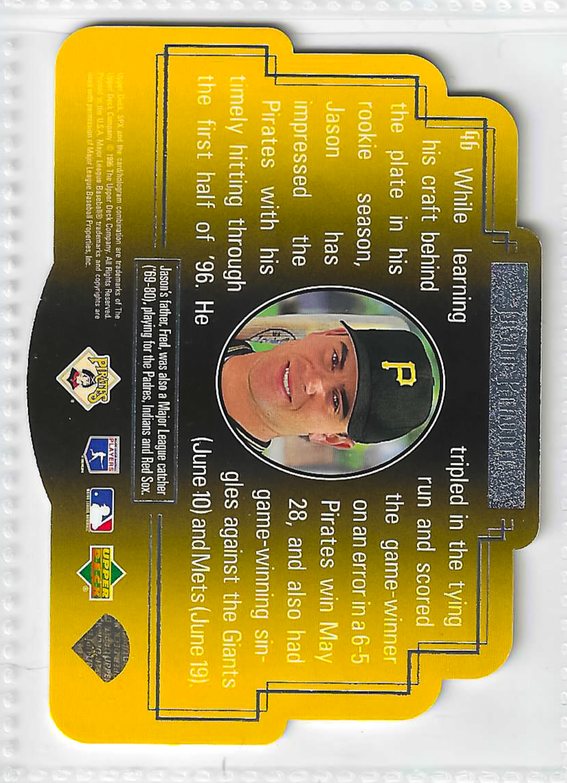 1996 SPx Upper Deck - Jason Kendall #46 - Image 2