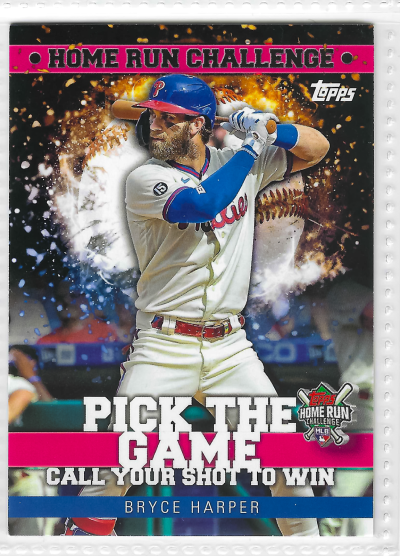 2022 Topps Series 1 - Home Run Challenge Code Card Bryce Harper #HRC-5