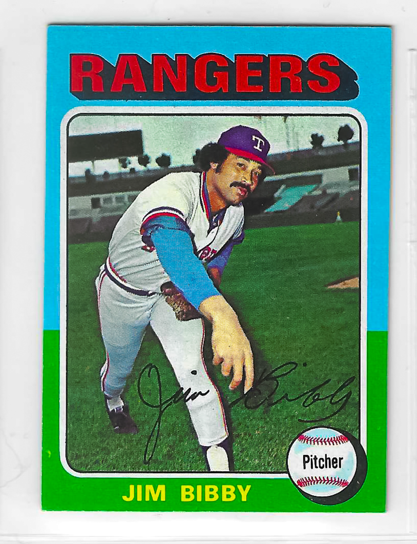 1975 Topps MINI Baseball - SET BREAK - Jim Bibby #155