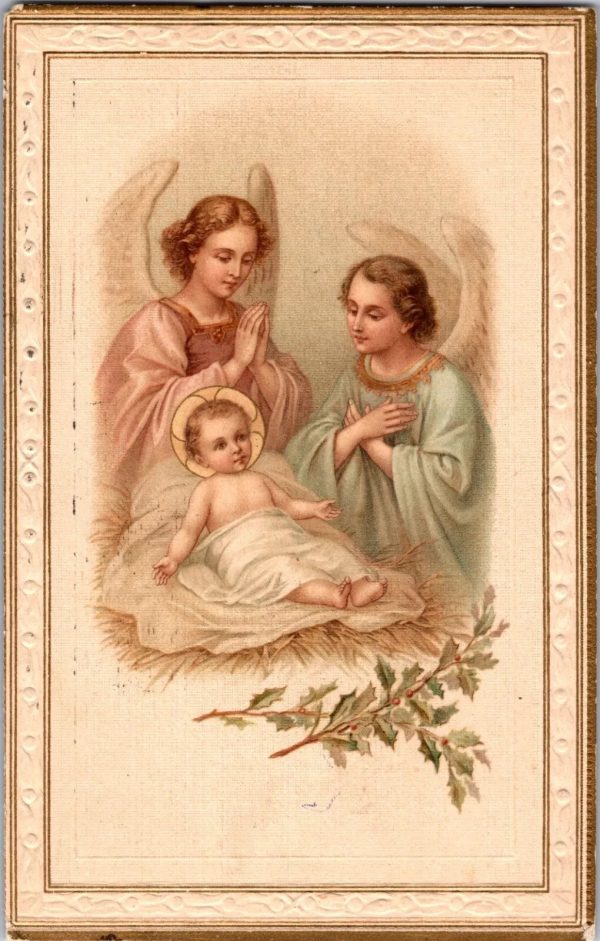 1911 Antique Religious Postcard - Hand Written Message - One Cent Stamp USA