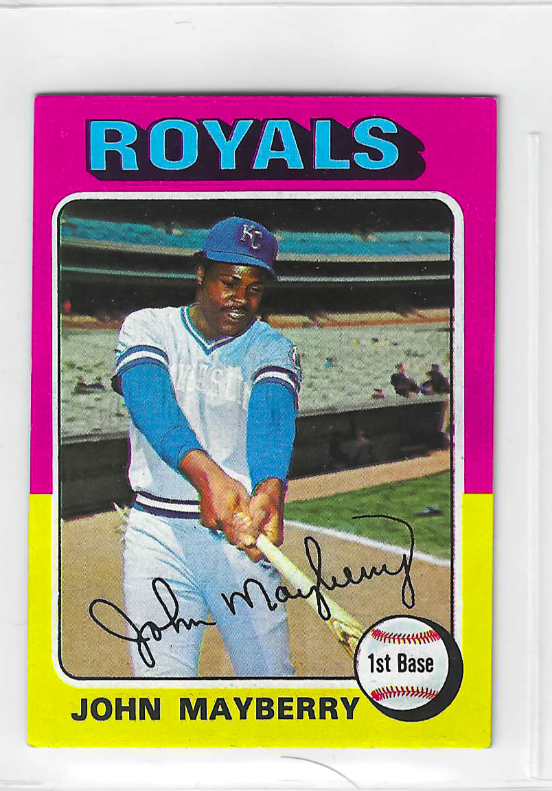1975 Topps MINI Baseball - SET BREAK - John Mayberry #95