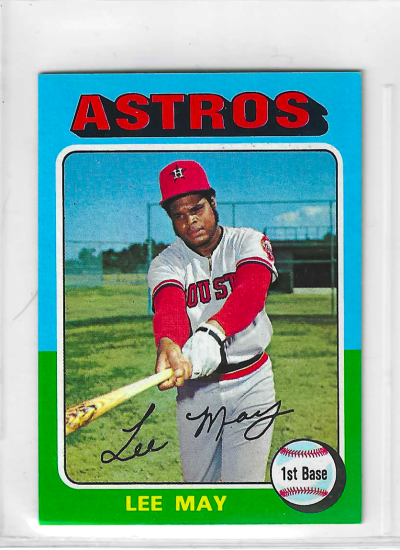 1975 Topps MINI Baseball - SET BREAK - Lee May #25