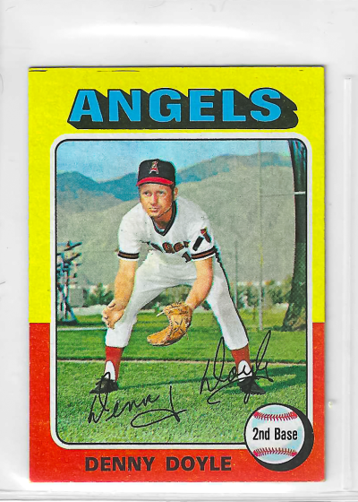 1975 Topps MINI Baseball - SET BREAK - Denny Doyle #187