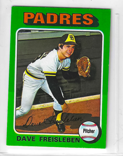 1975 Topps MINI Baseball - SET BREAK - Dave Freisleben #37