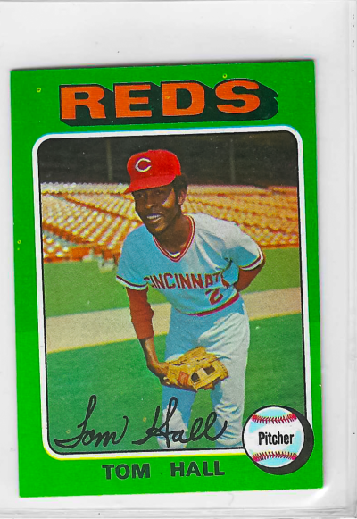 1975 Topps MINI Baseball - SET BREAK - Tom Hall #108
