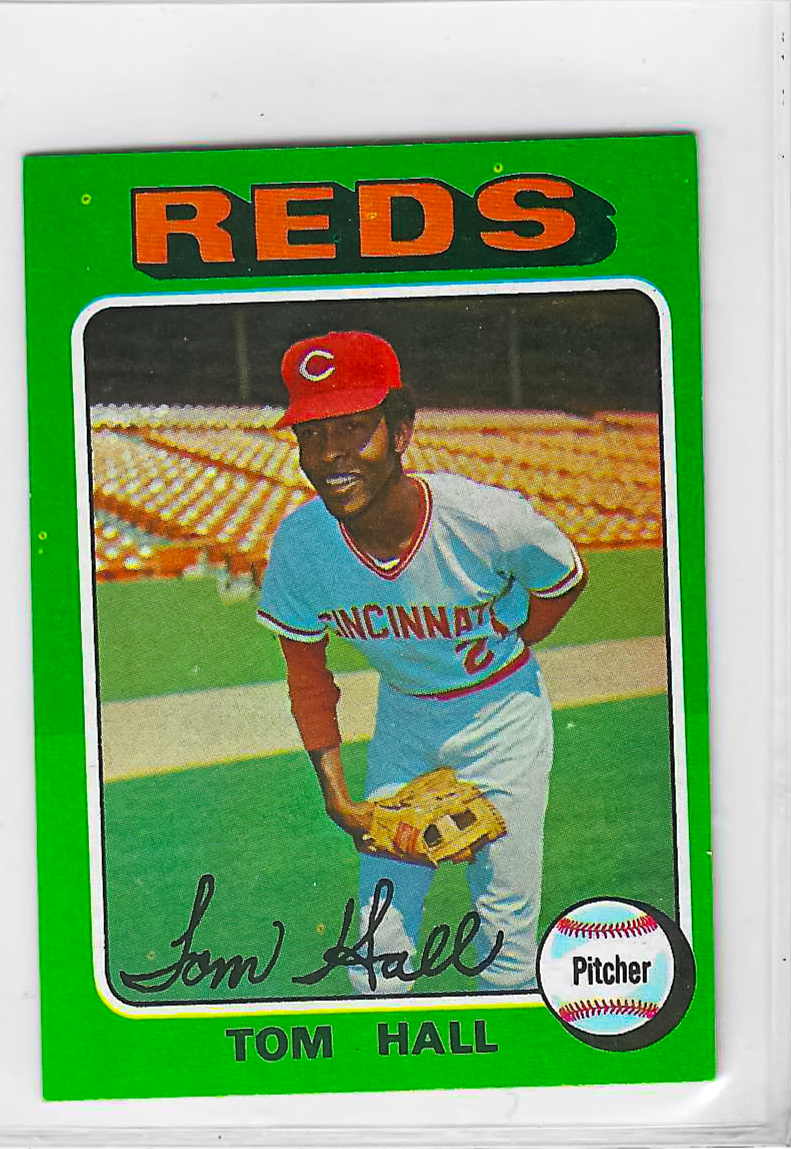 1975 Topps MINI Baseball - SET BREAK - Tom Hall #108
