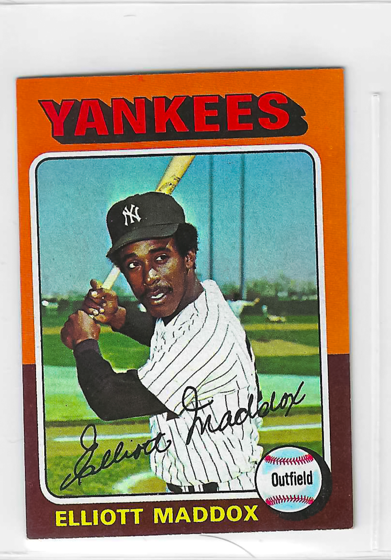 1975 Topps MINI Baseball - SET BREAK - Elliott Maddox #113