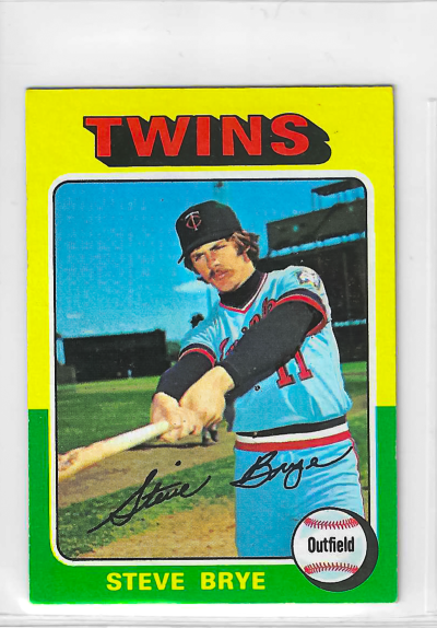 1975 Topps MINI Baseball - SET BREAK - Steve Brye #151