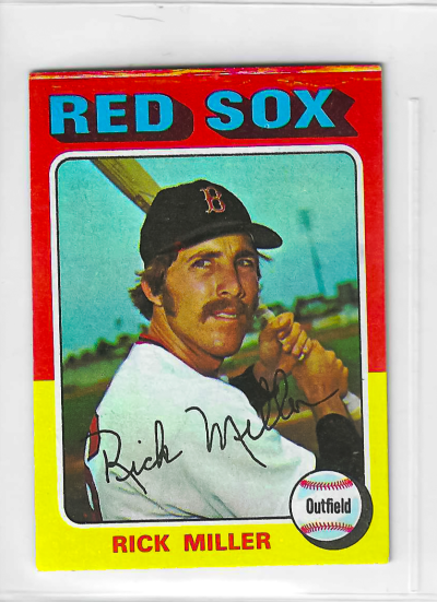 1975 Topps MINI Baseball - SET BREAK - Rick Miller #103