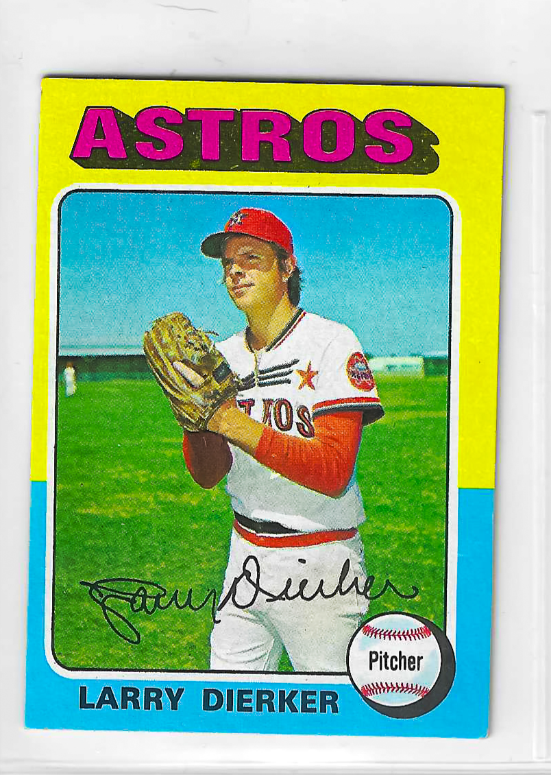 1975 Topps MINI Baseball - SET BREAK - Larry Dierker #49
