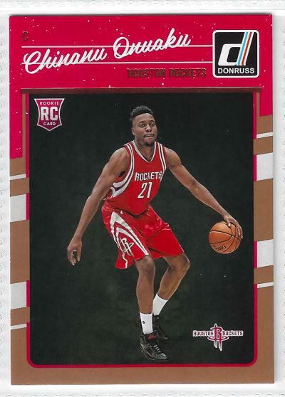 2016-17 Panini Donruss - Rookies Chinanu Onuaku #180 (RC)
