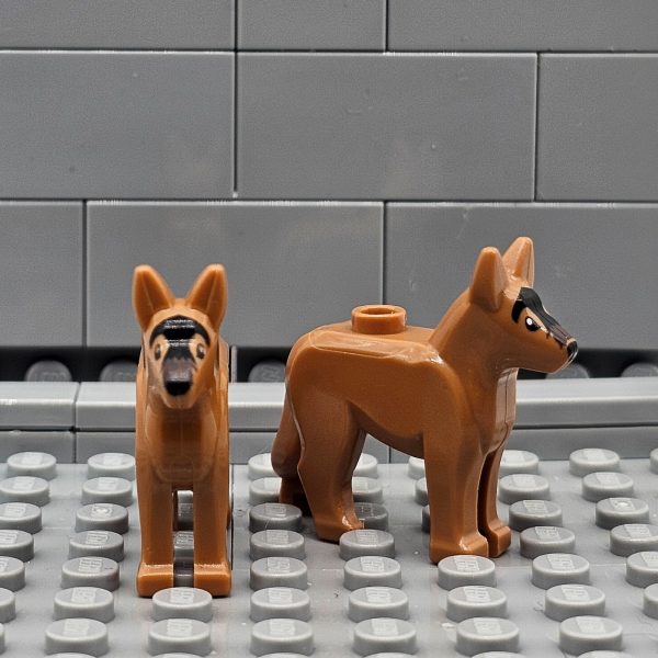 LEGO City Dog #92586pb01 Lot Animal Minifigure Police German Shepherd Puppy