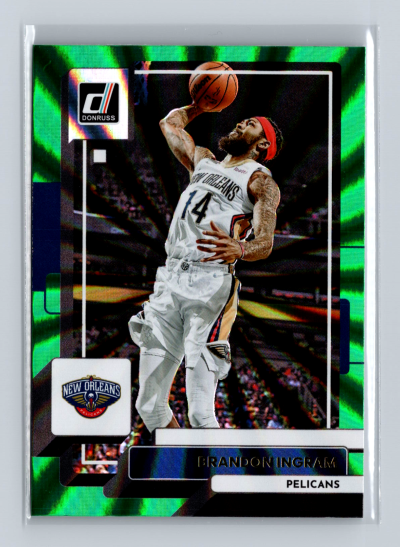 2022-23 Panini Donruss - Brandon Ingram #162 Holo Green Laser