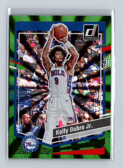 2023-24 Panini Donruss - Kelly Oubre Jr. #198 Holo Green Laser