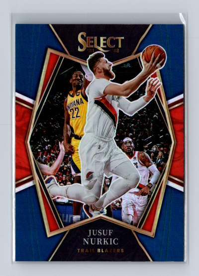 2021-22 Panini Select - Premier Level Jusuf Nurkic #173 Blue Prizm