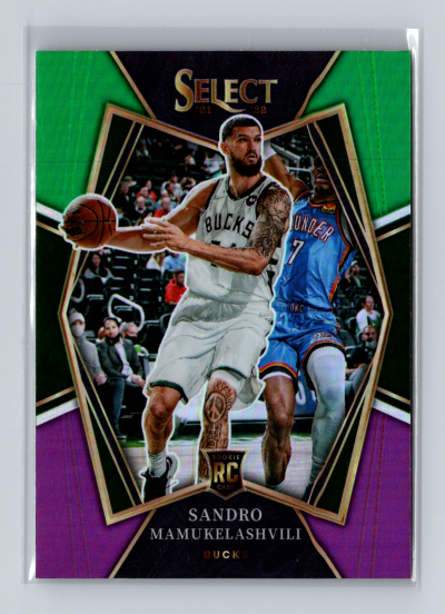 2021-22 Panini Select - Premier Level Sandro Mamukelashvili #199 Blue (RC)