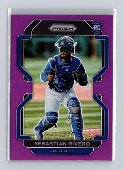 2022 Panini Prizm - Sebastian Rivero #108 Purple Prizm (RC)