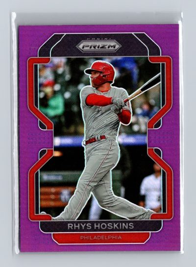 2022 Panini Prizm - Tier II Rhys Hoskins #140 Purple Prizm